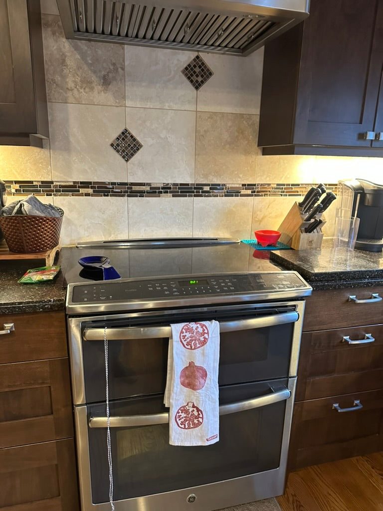 Pomegranate Tea Towel 100% Cotton