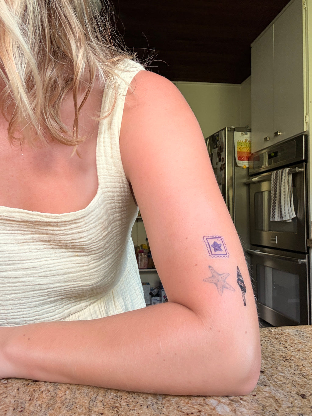 Ocean Shells Temporary Tattoo Booklet