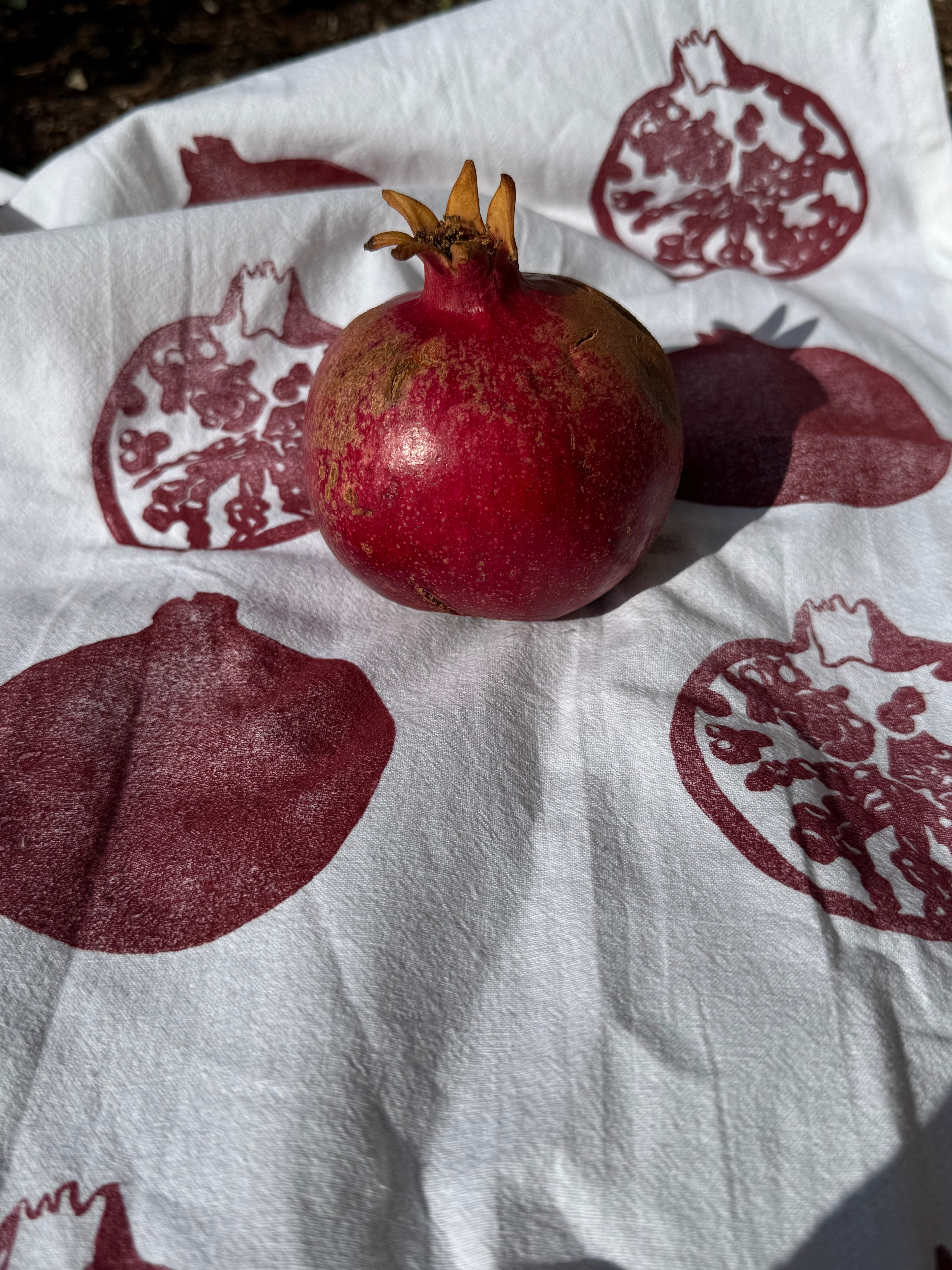 Pomegranate Tea Towel 100% Cotton