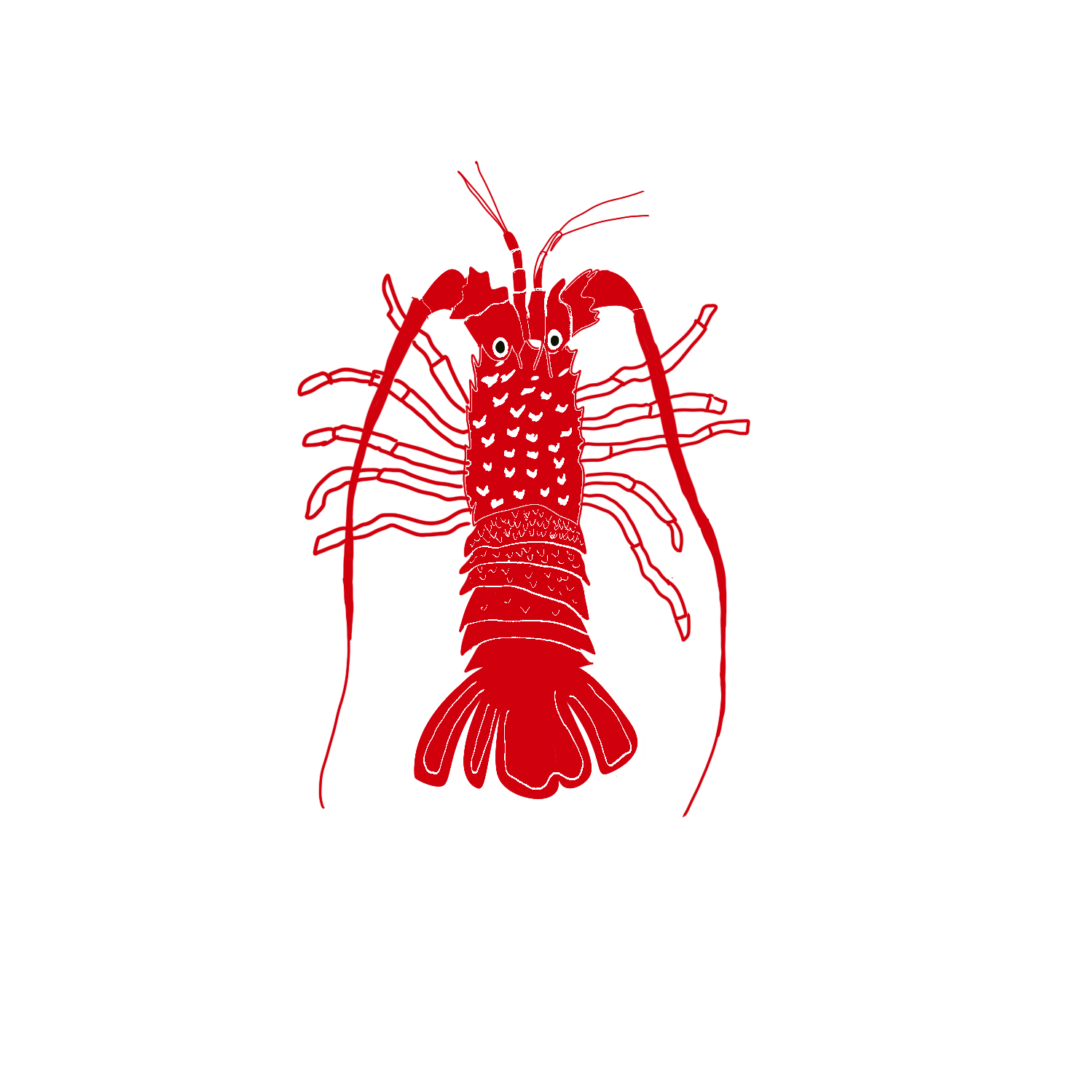 California Spiny Lobster Sticker
